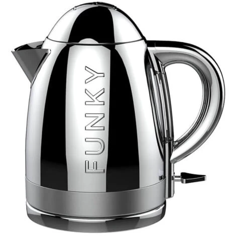 The Funky Appliance Company 1.7 Litre Kettle And 4 Slice Toaster Set Chrome 4 The Funky Appliance Company 1.7 Litre Kettle And 4 Slice Toaster Set Chrome - Image 2