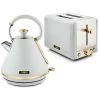 Tower Cavaletto Pyramid Kettle And 2 Slice Toaster Set Optic White -Kitchen Appliances Discounts 83671076 1