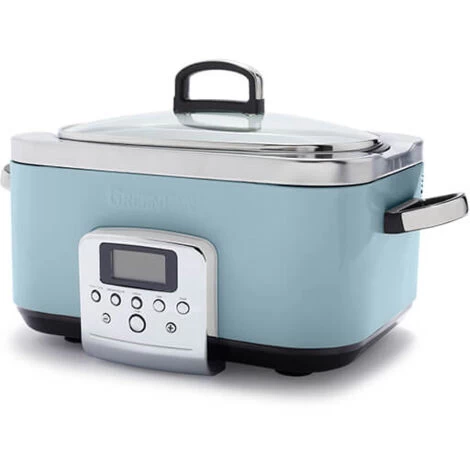 GreenPan Non-Stick Slow Cooker 6L Blue 3 GreenPan Non-Stick Slow Cooker 6L Blue