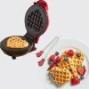 Mini Waffle Maker, Waffle Makers Small Waffle Machine With Non-stick Coating, For Children's Birthday Parties