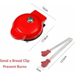 Mini Waffle Maker, Waffle Makers Small Waffle Machine With Non-stick Coating, For Children's Birthday Parties 9 Mini Waffle Maker, Waffle Makers Small Waffle Machine With Non-stick Coating, For Children's Birthday Parties -Kitchen Appliances Discounts 83717621 3