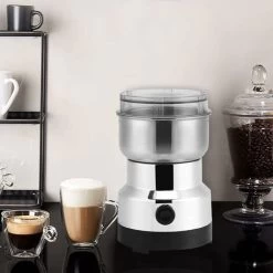 Electric Coffee Grinder Nuts And Grains Grinder, Stainless Steel Food Grinder Coffee Grinder And Electric Blender Grinder For Coffee Beans -Kitchen Appliances Discounts 83717655 3