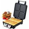 Waffle Maker Iron 4 Slice Non-Stick Electric Belgian Waffle Machine 1000W Geepas -Kitchen Appliances Discounts 83743679 1