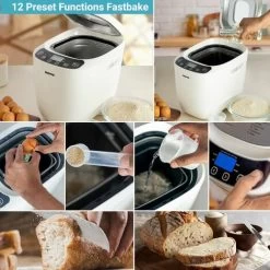 Digital Bread Maker Machine Automatic 12 Function Gluten Free Fast Bake 550W 1.5 9 Digital Bread Maker Machine Automatic 12 Function Gluten Free Fast Bake 550W 1.5 -Kitchen Appliances Discounts 83743760 3