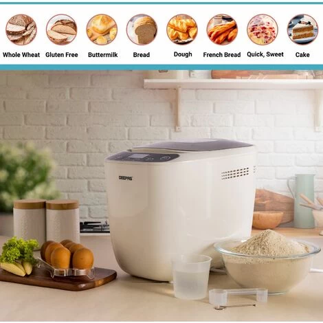 Digital Bread Maker Machine Automatic 12 Function Gluten Free Fast Bake 550W 1.5 6 Digital Bread Maker Machine Automatic 12 Function Gluten Free Fast Bake 550W 1.5 - Image 4