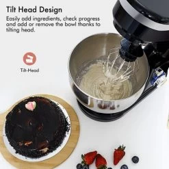 Stand Mixer 5L Mixing Bowl Beater Dough Hook 6Speed 1000W Stainless Steel Geepas 11 Stand Mixer 5L Mixing Bowl Beater Dough Hook 6Speed 1000W Stainless Steel Geepas -Kitchen Appliances Discounts 83743780 5