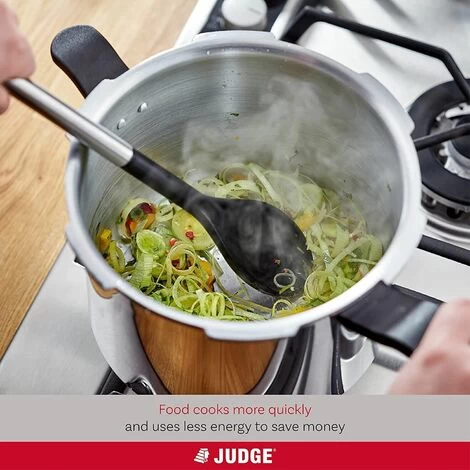 Judge 5 Litre Pressure Cooker W Steamer Basket, Divider Insert & Trivet, Large 7 Judge 5 Litre Pressure Cooker W Steamer Basket, Divider Insert & Trivet, Large - Image 5