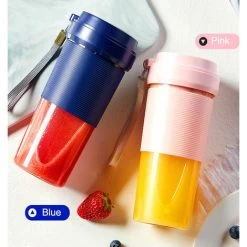 USB Rechargeable Portable Wireless Mini Mixer, 300ml, Waterproof, Suitable For Travel, Home, Office, Sports, Outdoor, Without BPA (blue) -Kitchen Appliances Discounts 85339856 4