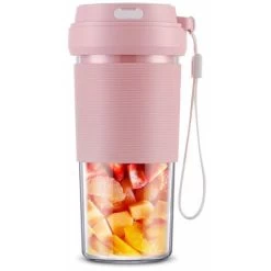 USB Rechargeable Portable Wireless Mini Mixer, 300ml, Waterproof, Suitable For Travel, Home, Office, Sports, Outdoor, Without BPA (blue) -Kitchen Appliances Discounts 85339856 5