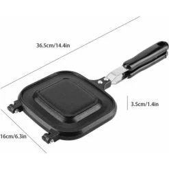 Double Sided Sandwich Maker Non Stick Toaster Breakfast Maker Home Baking Pan -Kitchen Appliances Discounts 85875832 3