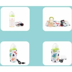 Portable USB Baby Bottle Warmer Thermostat For Outdoor Family Travel (Cat) -Kitchen Appliances Discounts 85876288 4