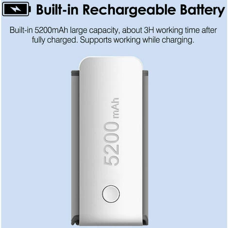 Portable Wireless Baby Bottle Warmer Travel Breastmilk Warmer Cooler Bag Built-in Battery With USB Charging Cable (White) 5 Portable Wireless Baby Bottle Warmer Travel Breastmilk Warmer Cooler Bag Built-in Battery With USB Charging Cable (White) - Image 3