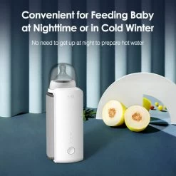 Portable Wireless Baby Bottle Warmer Travel Breastmilk Warmer Cooler Bag Built-in Battery With USB Charging Cable (White) 10 Portable Wireless Baby Bottle Warmer Travel Breastmilk Warmer Cooler Bag Built-in Battery With USB Charging Cable (White) -Kitchen Appliances Discounts 86209823 4