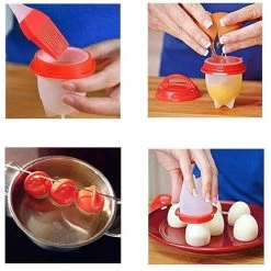 Egg Boiler Set Of 6 Silicone Egg Boilers Shellless Non-Stick Silicone Egg Boiler BPA-Free Egg Boiler Non-Stick Egg Poacher 10 Egg Boiler Set Of 6 Silicone Egg Boilers Shellless Non-Stick Silicone Egg Boiler BPA-Free Egg Boiler Non-Stick Egg Poacher -Kitchen Appliances Discounts 86606879 4