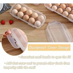 Pieces Fridge Egg Box, Clear Plastic Egg Box, Fridge Egg Box With Lid, Stackable Egg Holder, 10 Egg Capacity (Clear) -Kitchen Appliances Discounts 86608495 4