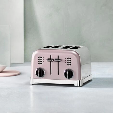 Cuisinart Style Vintage Rose Traditional Kettle & 4 Slice Toaster Breakfast Set 7 Cuisinart Style Vintage Rose Traditional Kettle & 4 Slice Toaster Breakfast Set - Image 5