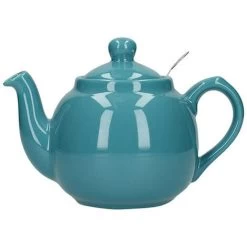 London Pottery Farmhouse Filter 2 Cup Teapot Aqua