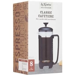 Le Xpress Matt Black 8 Cup Cafetiere -Kitchen Appliances Discounts 87184590 3