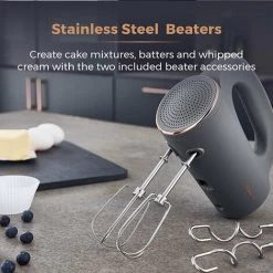 Tower Cavaletto Hand Mixer Grey -Kitchen Appliances Discounts 87184995 4