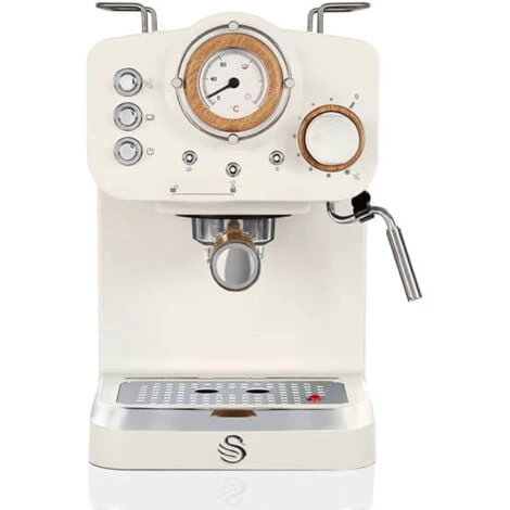 Swan Nordic Cotton White Pump Espresso Coffee Machine 4 Swan Nordic Cotton White Pump Espresso Coffee Machine - Image 2