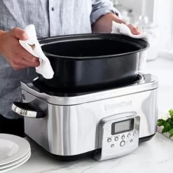 GreenPan Non-Stick Slow Cooker 6L Stainless Steel 11 GreenPan Non-Stick Slow Cooker 6L Stainless Steel -Kitchen Appliances Discounts 87186027 5