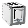 Dualit Architect 2 Slot Grey Body With Stainless Steel Panel Toaster