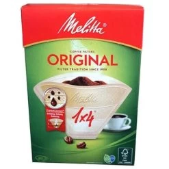 Melitta Original Coffee Filters 1x4 Pack Of 80