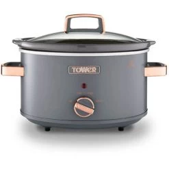 Tower Cavaletto 3.5 Litre Slow Cooker Grey