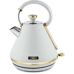 Tower Cavaletto Pyramid Kettle And 4 Slice Toaster Set Optic White 8 Tower Cavaletto Pyramid Kettle And 4 Slice Toaster Set Optic White -Kitchen Appliances Discounts 87568718 3
