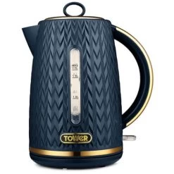 Tower Empire Kettle And 4 Slot Toaster Set Midnight Blue -Kitchen Appliances Discounts 87568803 3