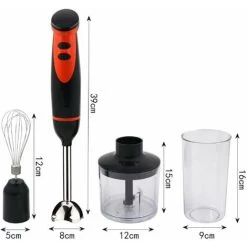 Multifunctional Cooking Stick Baby Food Supplement Electric Hand-held Machine Stirring Stick Black -Kitchen Appliances Discounts 87611263 2