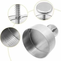 Burger Press, Adjustable Stainless Steel Nonstick Hamburger Press, For Parties, Dinners, BBQs, Dishwasher Safe -Kitchen Appliances Discounts 87644746 3