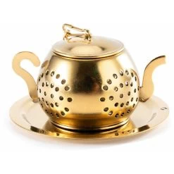 Tea Infuser Teapot - Stainless Steel Infuser (Gold) -Kitchen Appliances Discounts 87859550 5