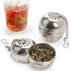 2 Pieces Tea Infuser, Stainless Steel Tea Infuser ø 4 Cm Tea Filter For Tea, Spices And Seasonings -Kitchen Appliances Discounts 87859708 5