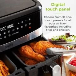 Tower 9 Litre Dual Basket Air Fryer -Kitchen Appliances Discounts 87922656 5