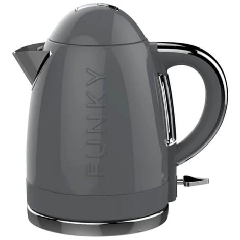 The Funky Appliance Company 1.7 Litre Kettle And 4 Slice Toaster Set Grey 3 The Funky Appliance Company 1.7 Litre Kettle And 4 Slice Toaster Set Grey - Image 2