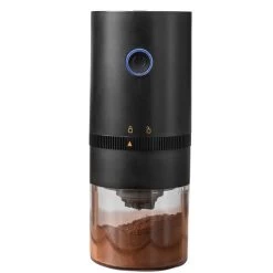 Portable Electric Coffee Grinder, Rechargeable Compact Grinder, Adjustable Ceramic Conical Burr, Fine Grind, Perfect For On The Go