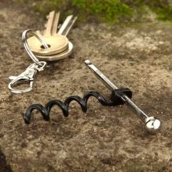 Stainless Steel Corkscrew For Keyring -Kitchen Appliances Discounts 88300587 4