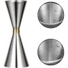 Cocktail Measurer, Stainless Steel Double Sided Cocktail Measurer, Silver Measuring Cup For Professional Bartender 30ml X 45mlMeasuring Cups