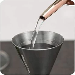Cocktail Measurer, Stainless Steel Double Sided Cocktail Measurer, Silver Measuring Cup For Professional Bartender 30ml X 45mlMeasuring Cups -Kitchen Appliances Discounts 88617812 3