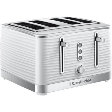 Russell Hobbs Inspire Kettle & 4 Slice Toaster Set White 6 Russell Hobbs Inspire Kettle & 4 Slice Toaster Set White - Image 4