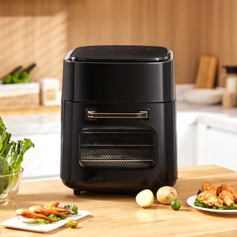 Livingandhome Black 15L Large Air Fryer Oven 4 Livingandhome Black 15L Large Air Fryer Oven - Image 2