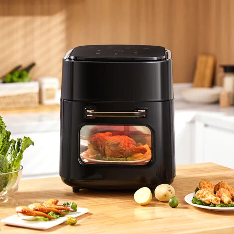 Livingandhome Black 15L Large Air Fryer Oven 5 Livingandhome Black 15L Large Air Fryer Oven - Image 3