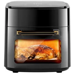 Livingandhome Black 15L Large Air Fryer Oven 10 Livingandhome Black 15L Large Air Fryer Oven -Kitchen Appliances Discounts 88937791 4