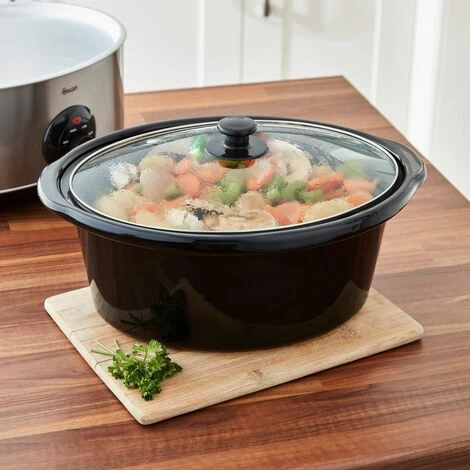 Swan 6.5 Litre Stainless Steel Slow Cooker 7 Swan 6.5 Litre Stainless Steel Slow Cooker - Image 5