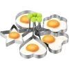 Egg Ring, Stainless Steel Omelette Mold, Non-Stick Round Fried Egg Ring Set For Shaping Eggs, Egg Cooker Rings For Baking, Kitchen Tool