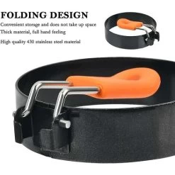 Large 3&quot Non-Stick Egg Rings Set Of 4 Stainless Steel Egg Rings With Oil Brush -Kitchen Appliances Discounts 89795497 3