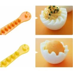 4 Pieces Of Egg Cutters, Flower Shaped Egg Tool, Boiled Egg Cut Flower Styler, Kitchen Tools, Used For Cutting Hard Boiled Eggs - MODOU -Kitchen Appliances Discounts 89806725 3