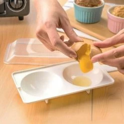 Microwave Oven Special Steam Plate Love Breakfast Steamer Eggs Plastic Heat-resistant Egg Mold -Kitchen Appliances Discounts 90104662 2