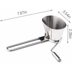 Manual Stainless Steel Rotary Mint Mill Parsley Cutter Vegetable Chopper Grater Kitchen Tool -Kitchen Appliances Discounts 90370402 2